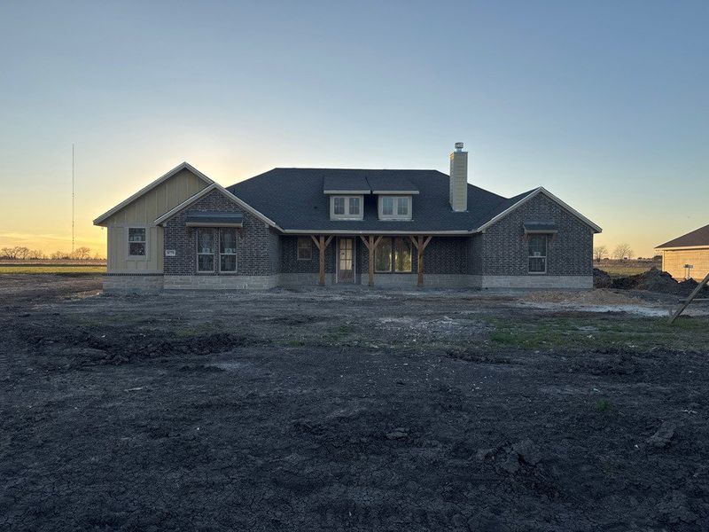 In-progress construction of a new home in Terra Escalante, Blue Ridge, TX (Image 7).