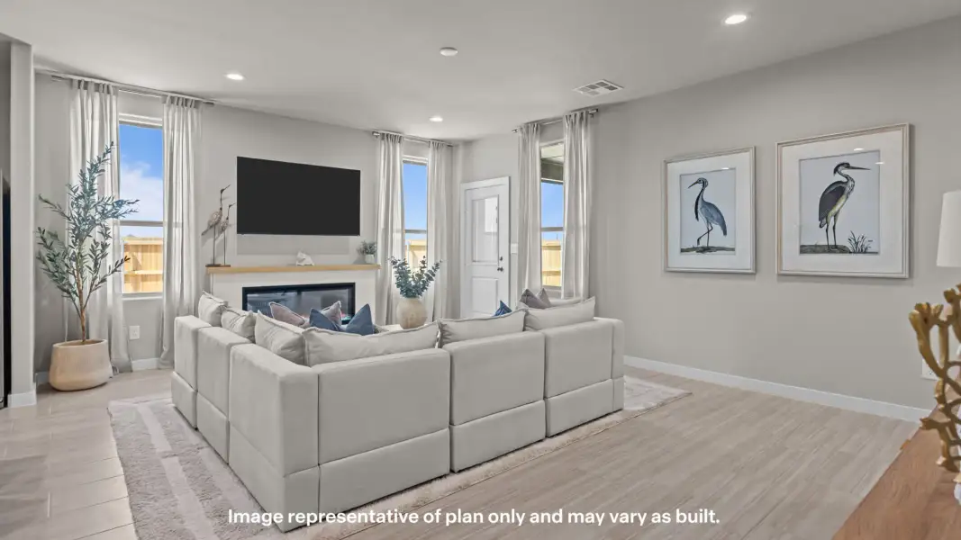 Furnished interior view inside a new home in Homestead at Parks Bell Ranch, Odessa (Image 10).
