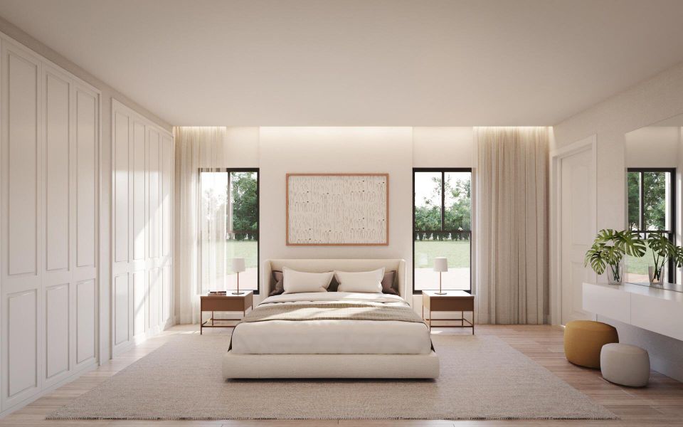 Furnished interior view inside a new home in , Loxahatchee (Image 9).