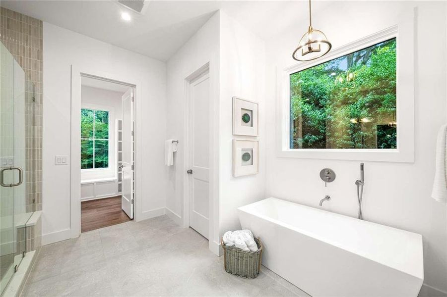 Furnished interior view inside a new home in , Marietta (Image 23).