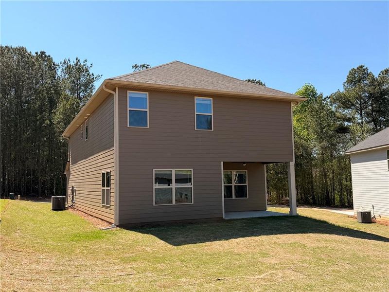 Exterior details and patio area of a home in Magnolia Villas, Cornelia (Image 4).