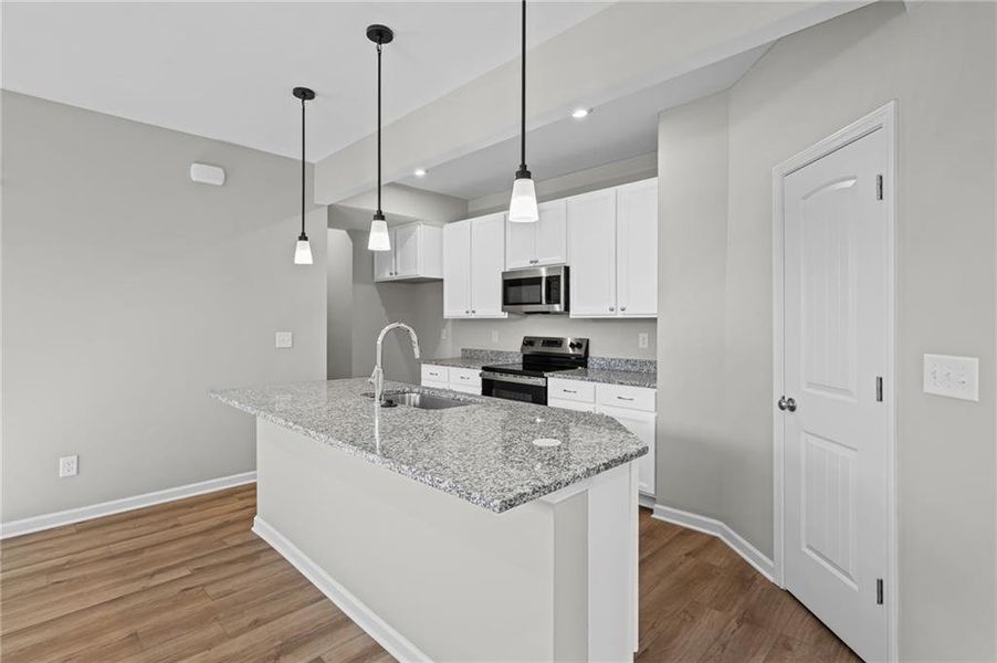 Furnished interior view inside a new home in Villas at Gold Creek, Dawsonville (Image 5). Furnished interior view inside a new home in Villas at Gold Creek, Dawsonville (Image 5).