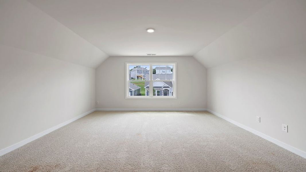 Representative unfurnished interior of a home built from the Fleetwood by D.R. Horton in Harrison Valley, Simpsonville (Image 33).