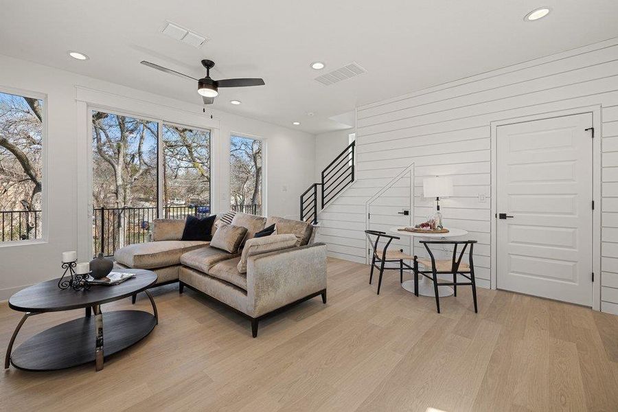 Furnished interior view inside a new home in , Austin (Image 8).