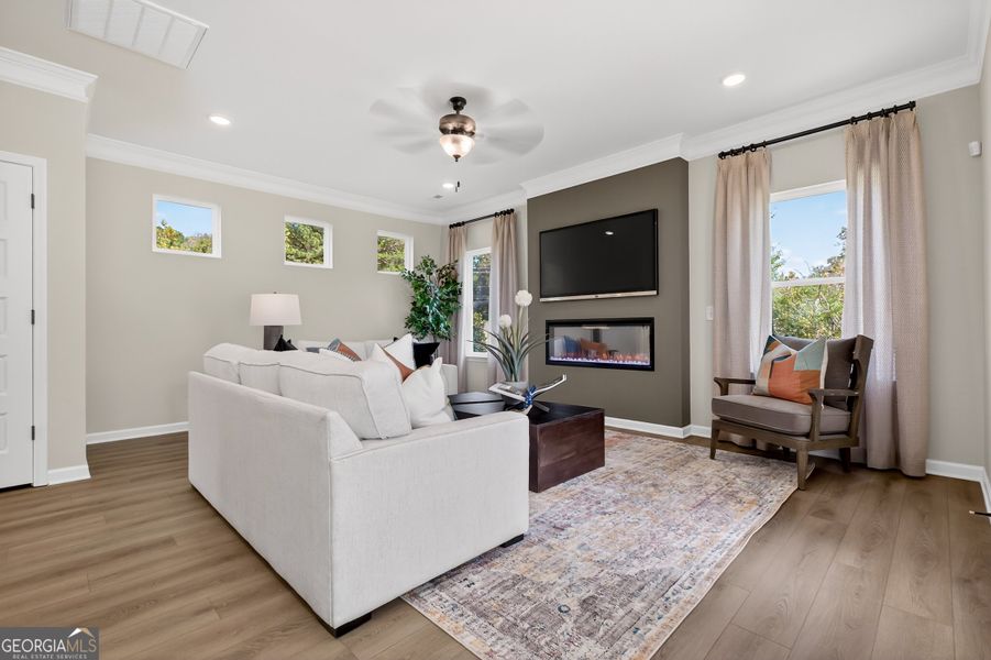 Furnished interior view inside a new home in Stonebridge North, Macon (Image 16).