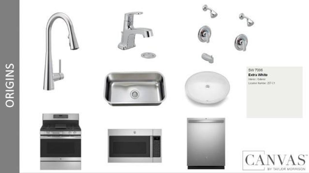 Design Selections.  Home is under construction and selections are subject to change.