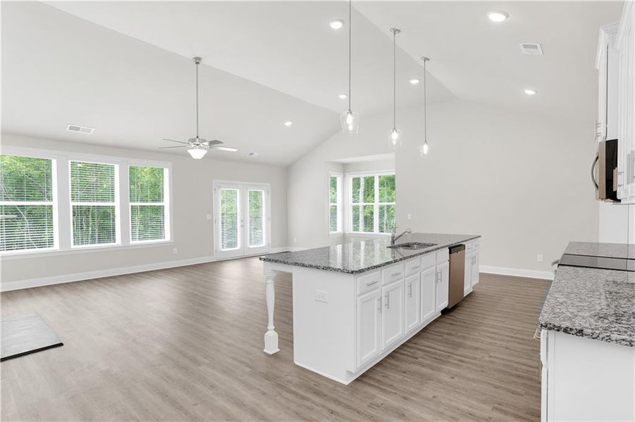 Furnished interior view inside a new home in Waters Edge, Mansfield (Image 6).