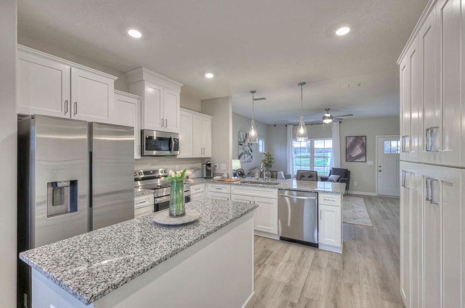 Furnished interior view inside a new home in Legacy Preserve, Tullahoma (Image 5). Furnished interior view inside a new home in Legacy Preserve, Tullahoma (Image 5).
