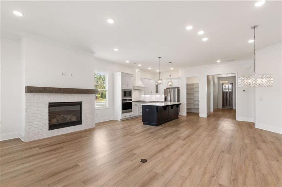 Spacious, unfurnished interior of a new home in Courtyards at Traditions, Cumming (Image 26).
