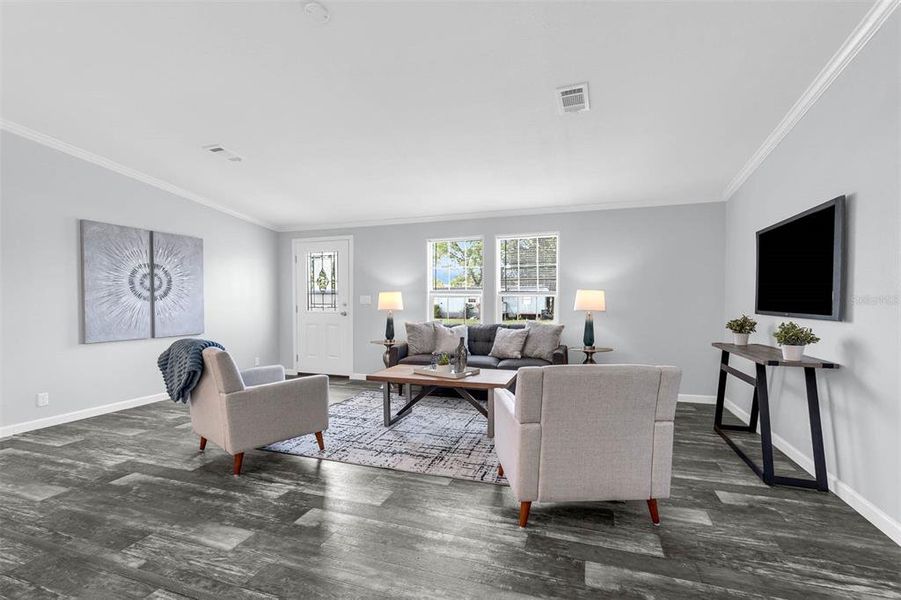 Furnished interior view inside a new home in , Orlando (Image 25).