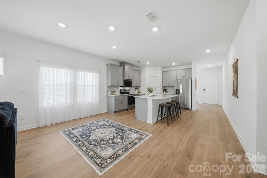 Furnished interior view inside a new home in , Newton (Image 8).