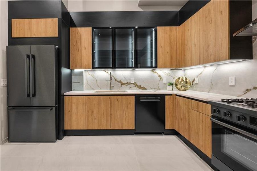 Furnished interior view inside a new home in , Atlanta (Image 17).