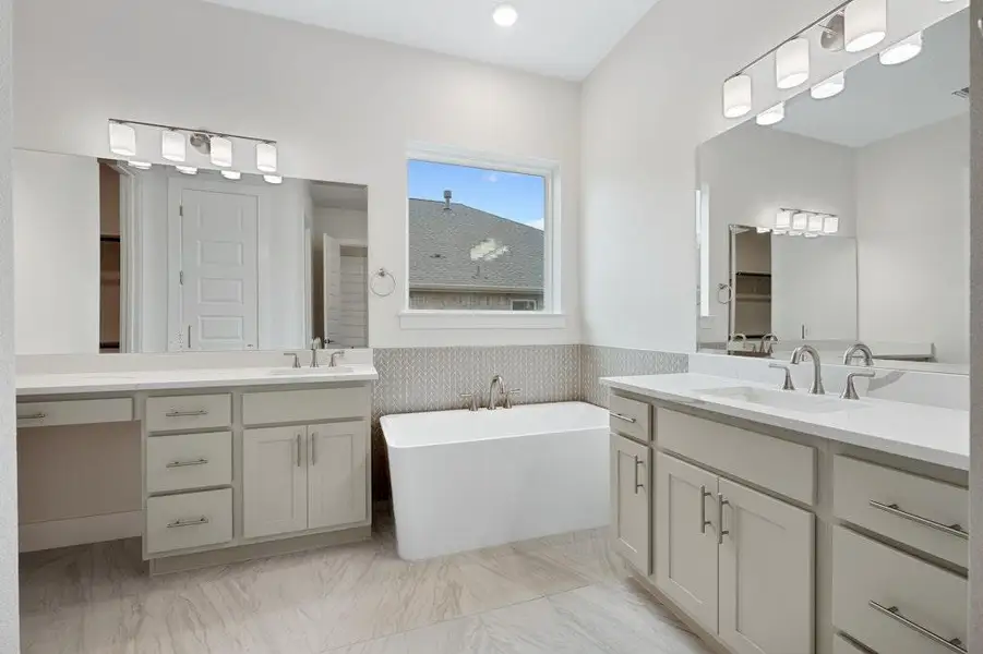 Furnished interior view inside a new home in Santa Rita Ranch, Liberty Hill (Image 5).