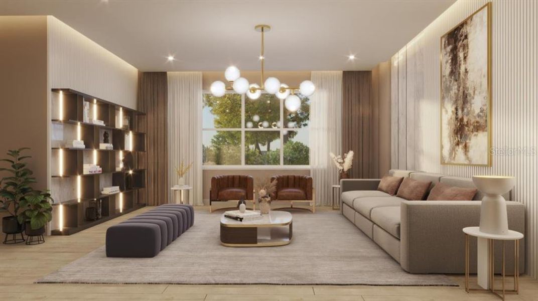 Furnished interior view inside a new home in , Brooksville (Image 4).