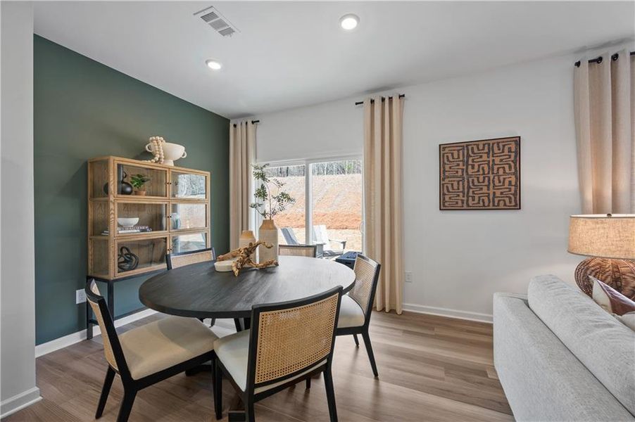 Furnished interior view inside a new home in Avery Ridge, Gainesville (Image 8).