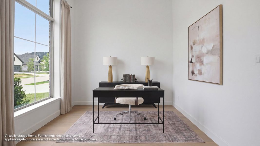Furnished interior view inside a new home in Mosaic, Celina (Image 9). Furnished interior view inside a new home in Mosaic, Celina (Image 9).