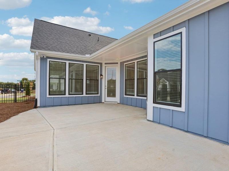 Exterior details and patio area of a home in , Holly Springs (Image 28).