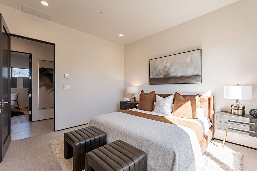 Furnished interior view inside a new home in Village at Seven Desert Mountain, Scottsdale (Image 28).