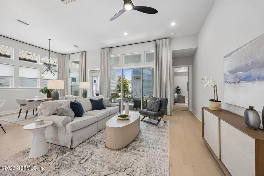 Furnished interior view inside a new home in , Ponte Vedra (Image 11). Furnished interior view inside a new home in , Ponte Vedra (Image 11).