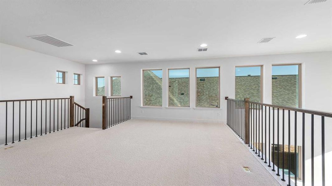 Spacious, unfurnished interior of a new home in Trinity Falls 50', McKinney (Image 24).