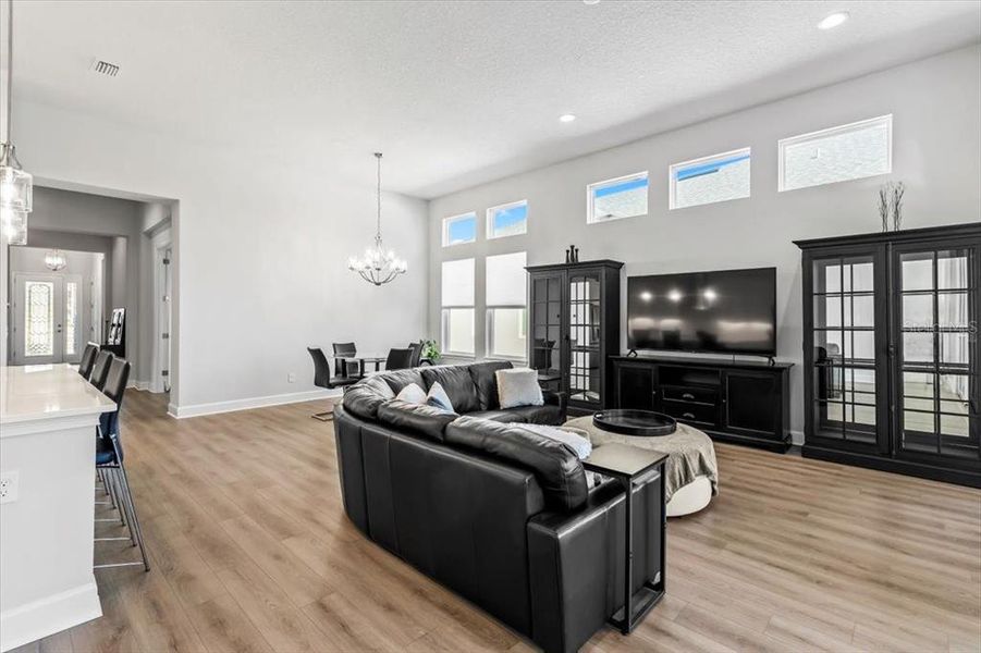 Furnished interior view inside a new home in Woodhaven, Port Orange (Image 15). Furnished interior view inside a new home in Woodhaven, Port Orange (Image 15).