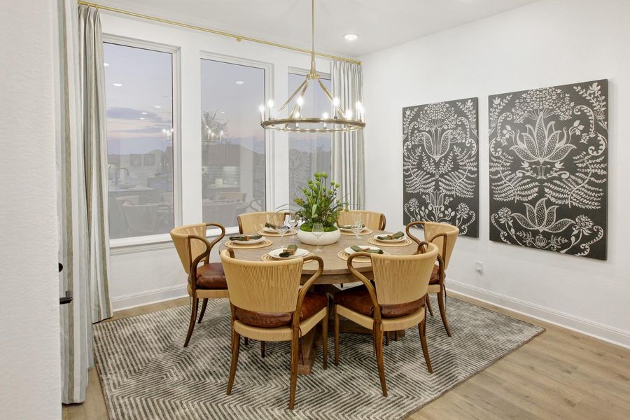 Furnished interior view inside a new home in , Georgetown (Image 9).