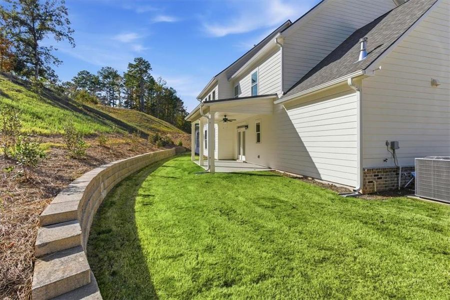 Exterior details and patio area of a home in Ford Landing, Acworth (Image 29).