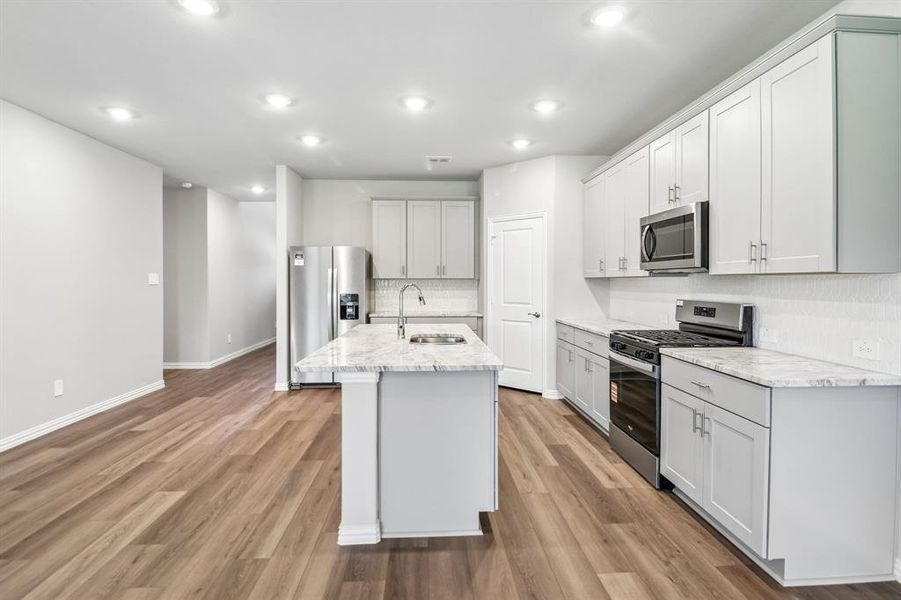 Photo is not of the actual home, but is an inspirational photo of builder’s model home and may depict options, furnishings, and/or decorator features that are not included.