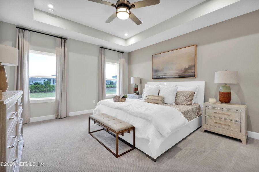 Furnished interior view inside a new home in Trailmark - Phase 10, St. Augustine (Image 9).