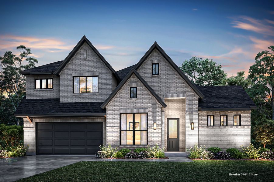 Front exterior of a new home in Chapel Ridge, Waco, TX, highlighting curb appeal (Image 18). Front exterior of a new home in Chapel Ridge, Waco, TX, highlighting curb appeal (Image 18).