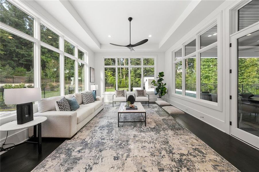 Exterior details and patio area of a home in , Sandy Springs (Image 26).