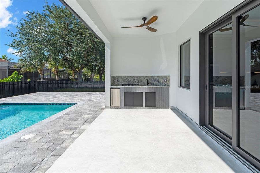 Exterior details and patio area of a home in , Cape Coral (Image 37).