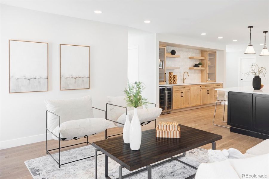 Furnished interior view inside a new home in , Denver (Image 22).