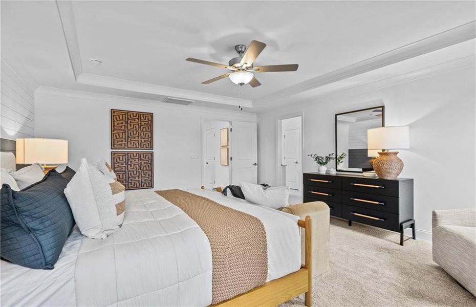 Furnished interior view inside a new home in Watermist at Mirror Lake, Villa Rica (Image 9).