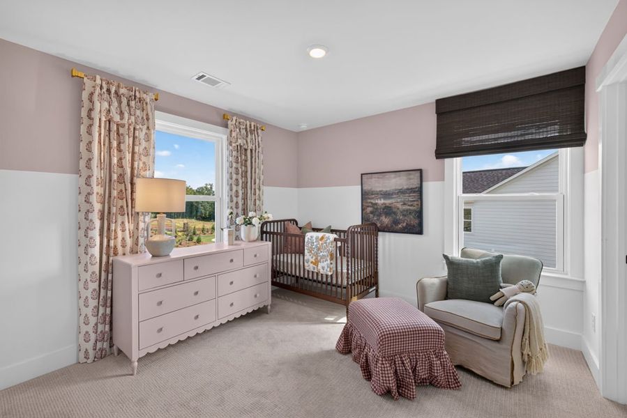 Representative furnished interior of a home built from the Wynfield by Pulte Homes in Amherst, McDonough (Image 10).