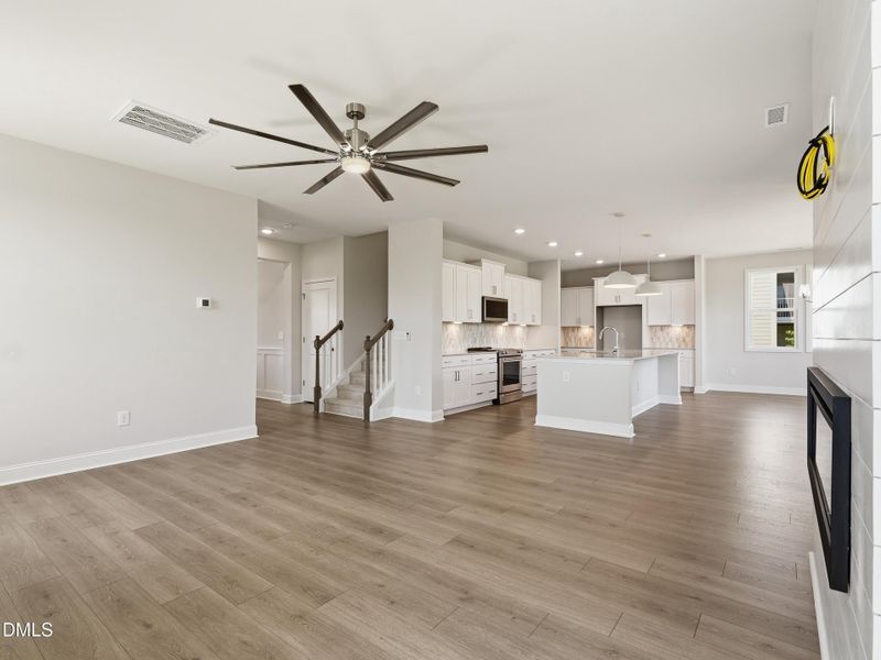 Spacious, unfurnished interior of a new home in The View, Durham (Image 21).