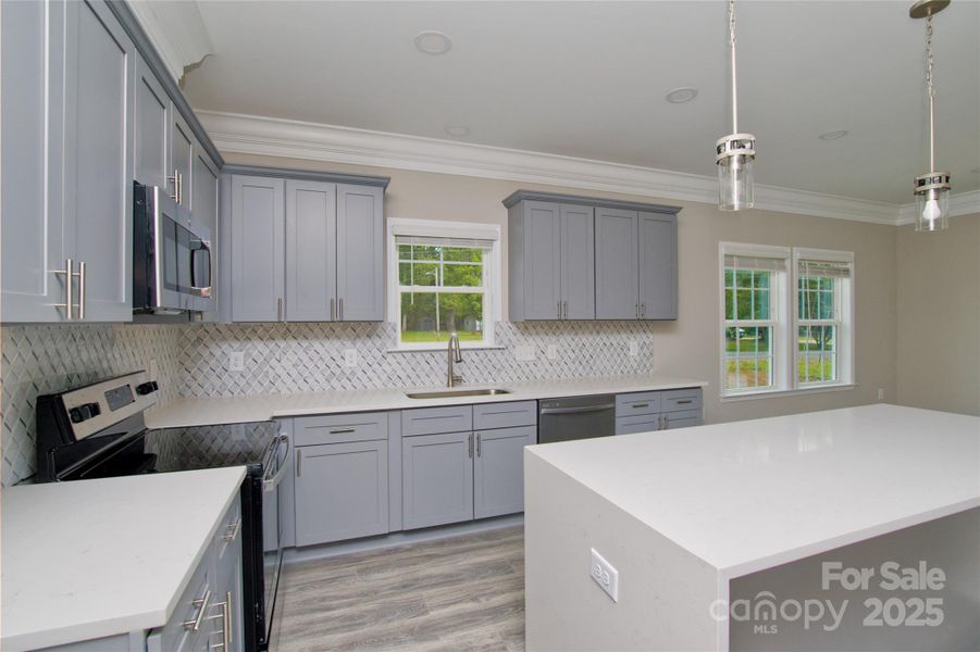 Furnished interior view inside a new home in , Matthews (Image 4).