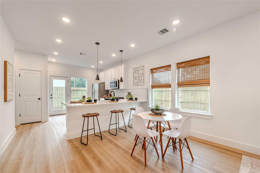 Furnished interior view inside a new home in , Houston (Image 6). Furnished interior view inside a new home in , Houston (Image 6).