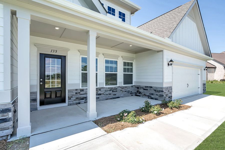 The Kingswood Covered Front Porch