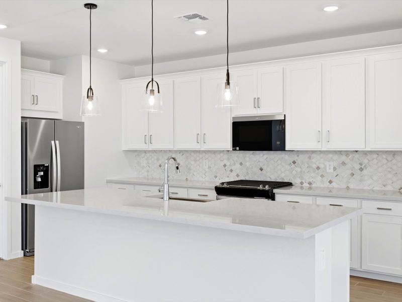 Furnished interior view inside a new home in White Tank Foothills Signature Series, Waddell (Image 3). Furnished interior view inside a new home in White Tank Foothills Signature Series, Waddell (Image 3).