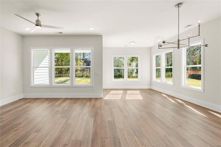 Spacious, unfurnished interior of a new home in Hillgrove Preserve, Powder Springs (Image 36).