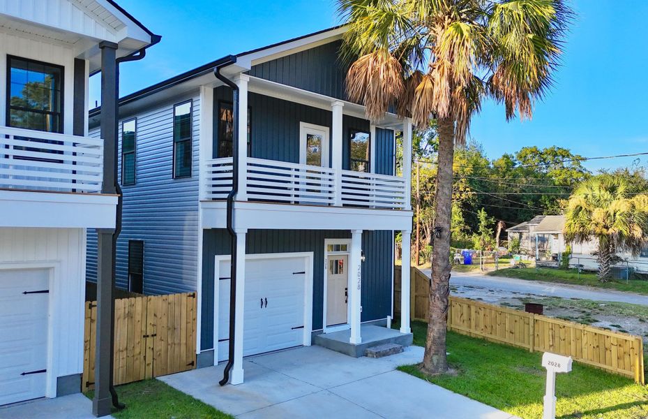 Exterior details and patio area of a home in , North Charleston (Image 20).