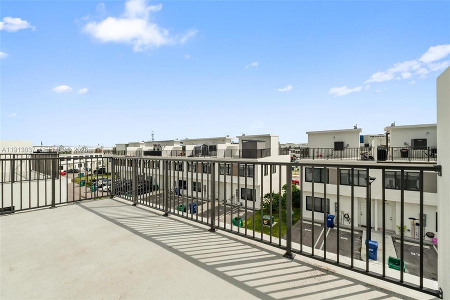 Exterior details and patio area of a home in On Grandville, Homestead (Image 19). Exterior details and patio area of a home in On Grandville, Homestead (Image 19).