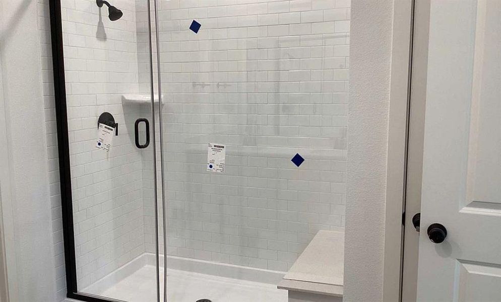 Primary Bathroom Construction Progress featuring the Foundry Collection