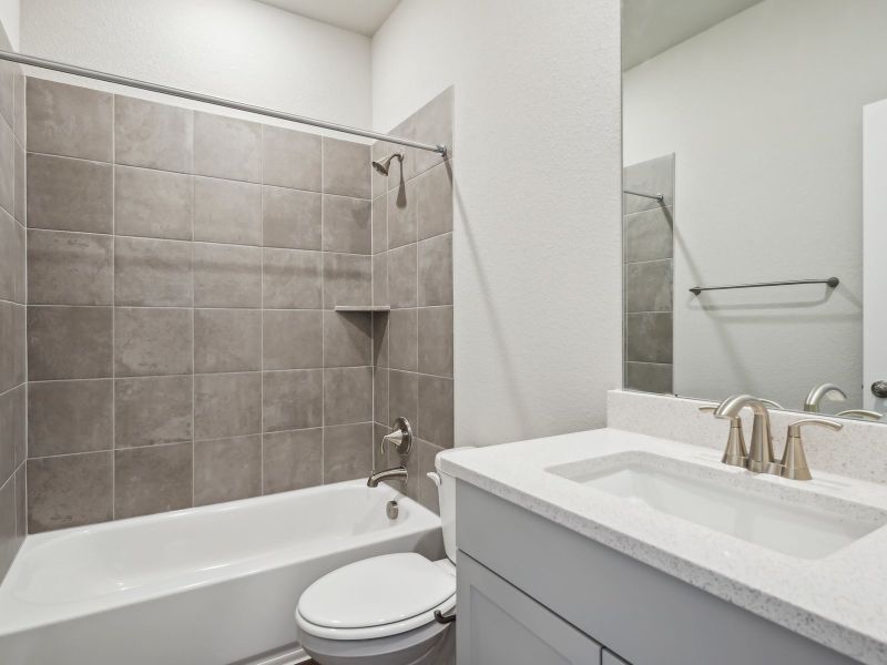 Furnished interior view inside a new home in Opal Meadows, Kyle (Image 7).