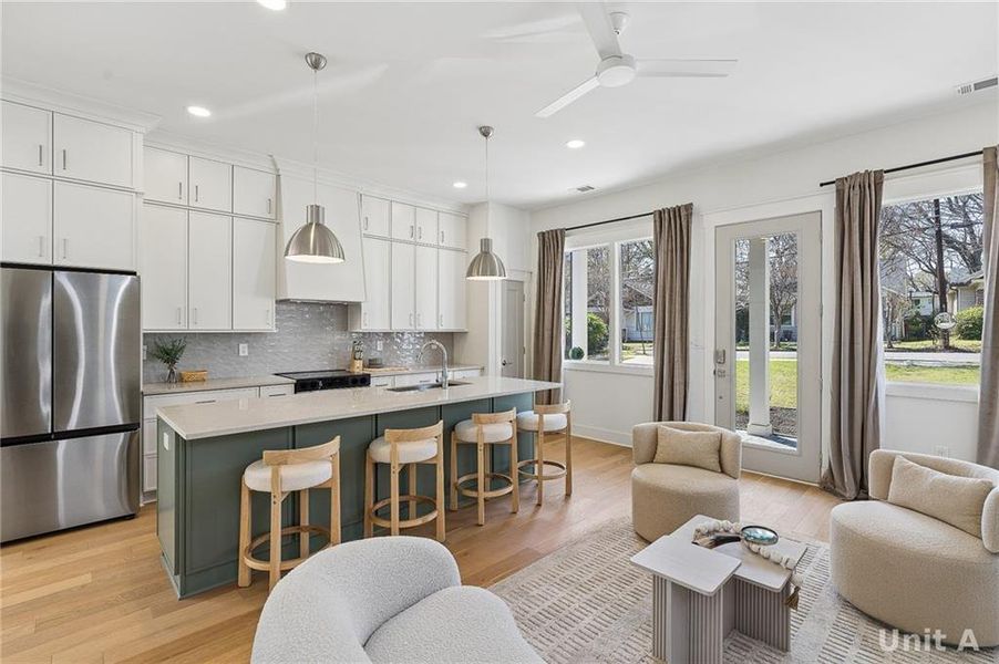 Furnished interior view inside a new home in , Atlanta (Image 31).