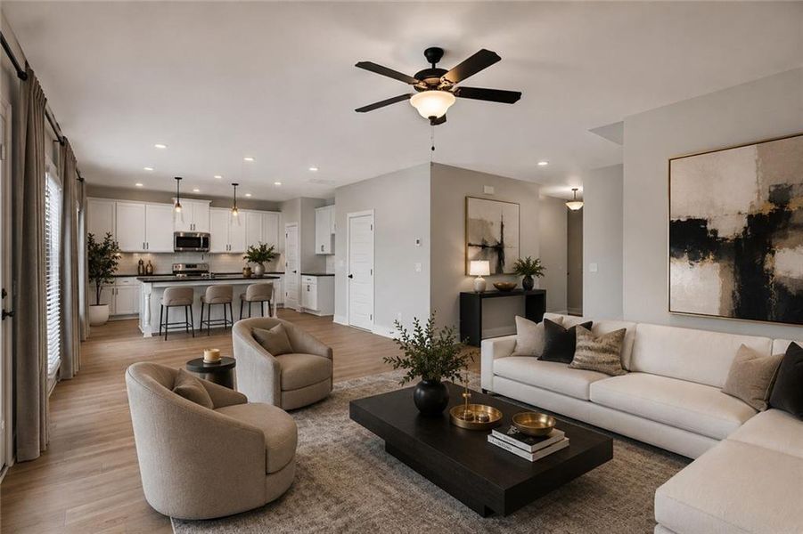 Furnished interior view inside a new home in , Villa Rica (Image 9).