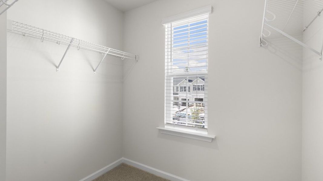 Spacious, unfurnished interior of a new home in The Townes at Galvins Ridge, Sanford (Image 27).