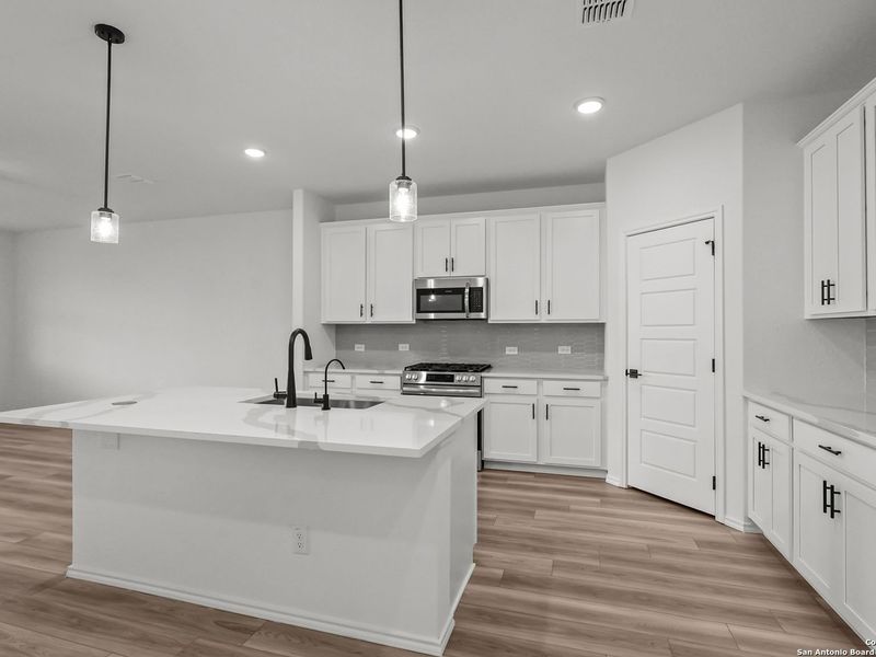 Furnished interior view inside a new home in Comanche Ridge, San Antonio (Image 10).