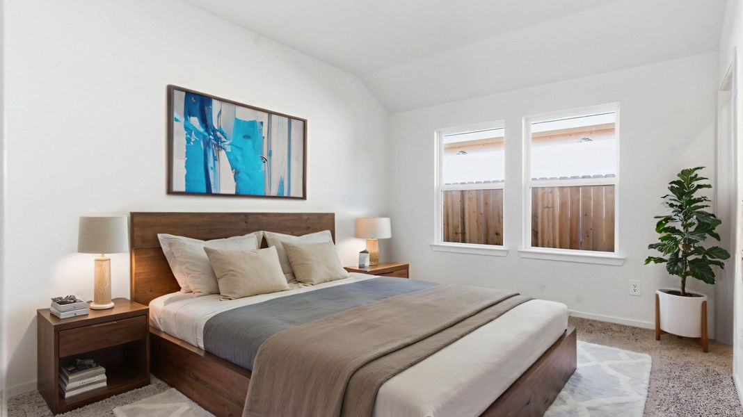 Representative furnished interior of a home built from the Brooke by D.R. Horton in Lakes at Westland Ranch, League City (Image 11).